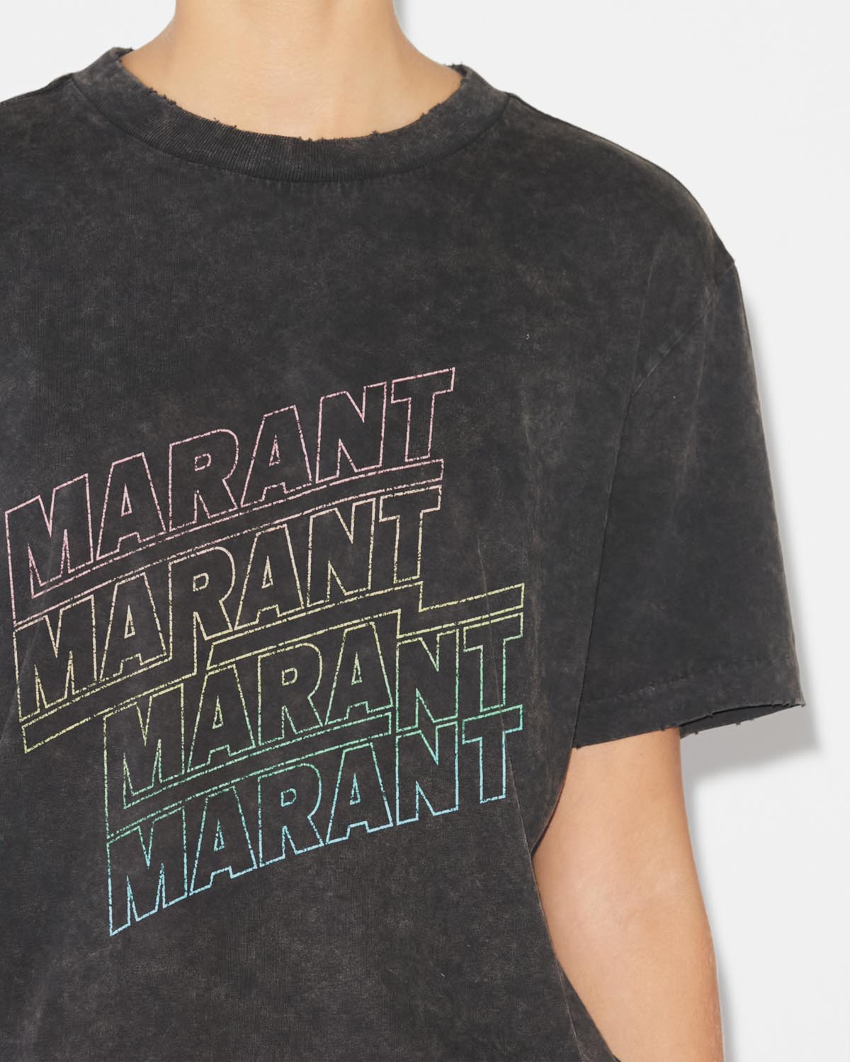 Zoeline t-shirt - Schwarz gewaschen - Woman - 2