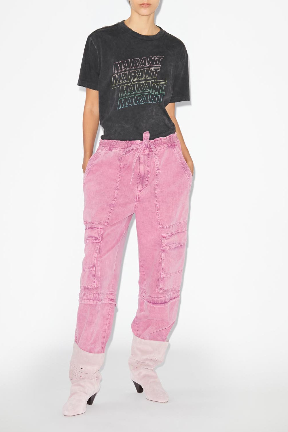 T-shirt zoeline - Noir délavé - Woman - 2