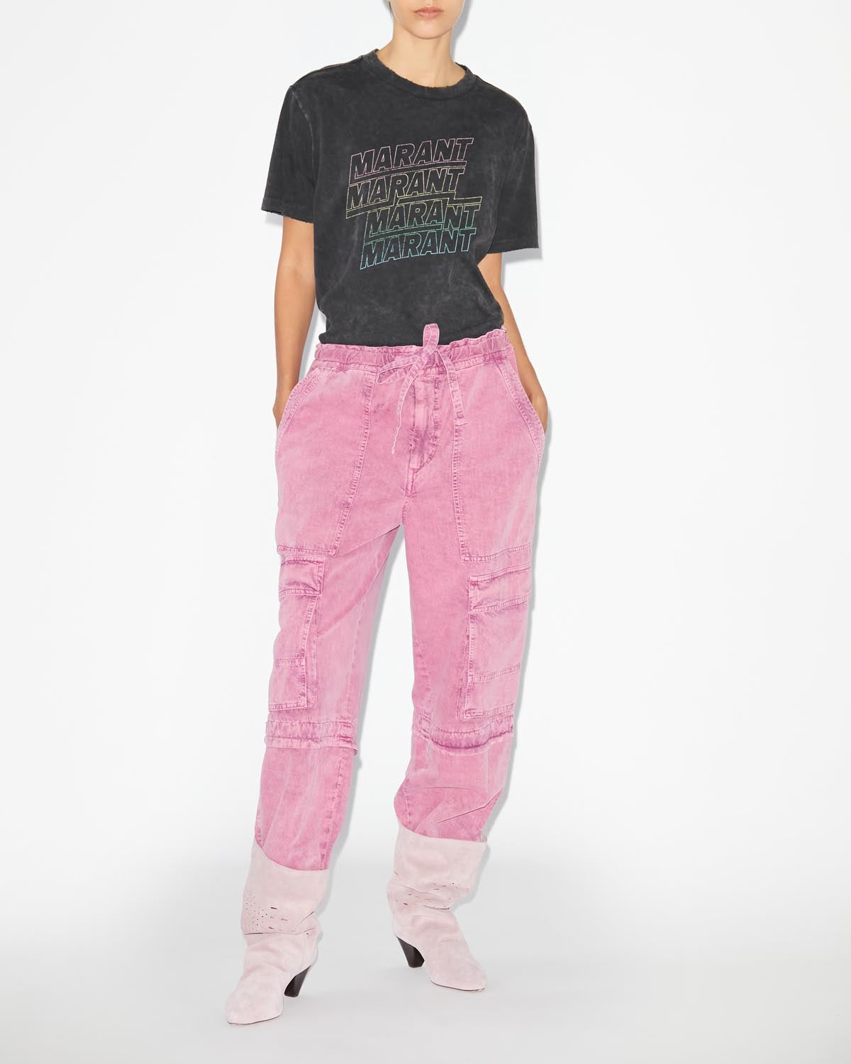 Zoeline t-shirt - Schwarz gewaschen - Woman - 1