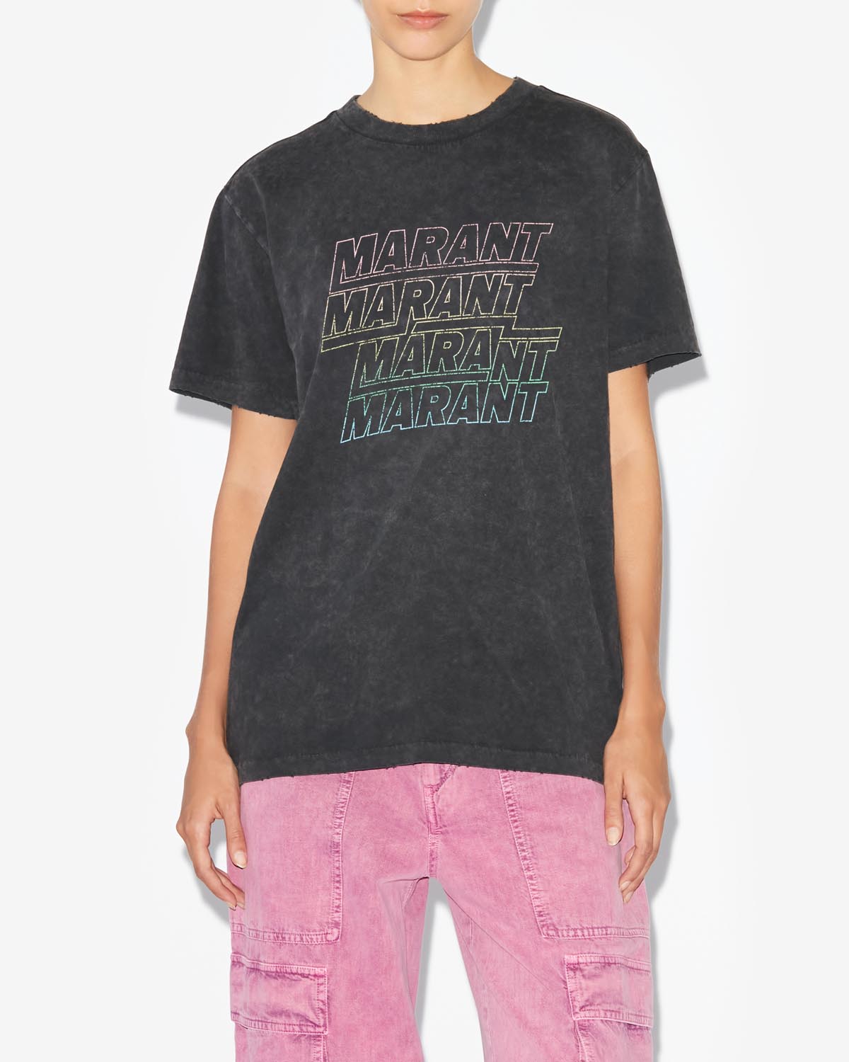 Zoeline t-shirt - Schwarz gewaschen - Woman - 3