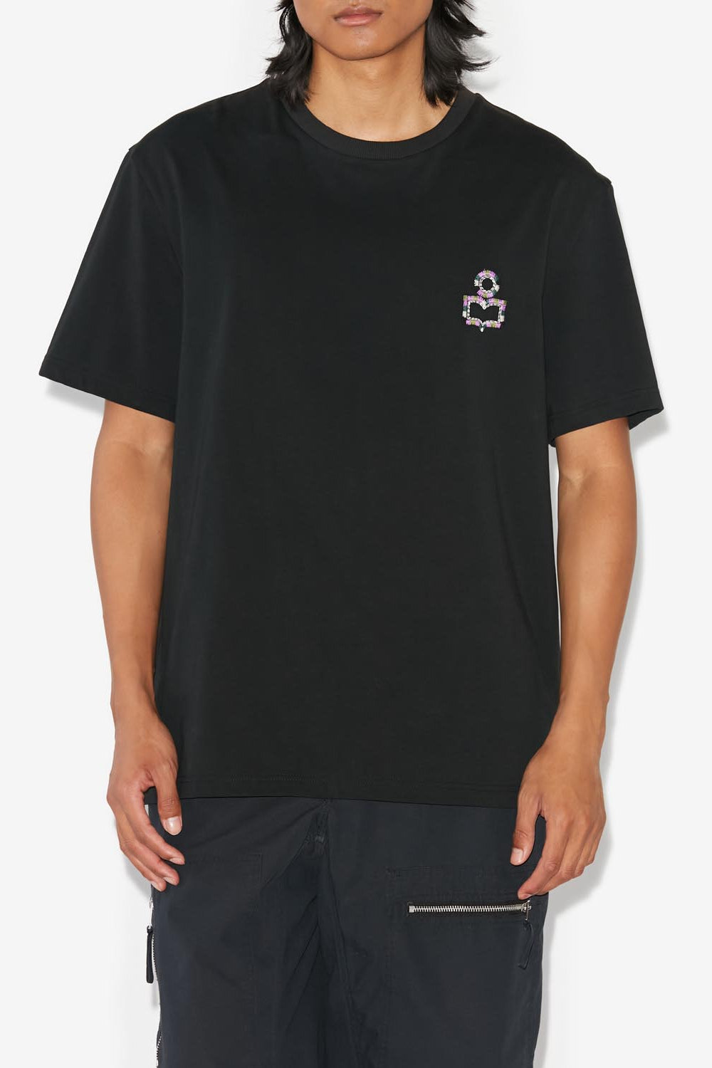 Hugo 로고 티셔츠 - 검은색 - Man - 4