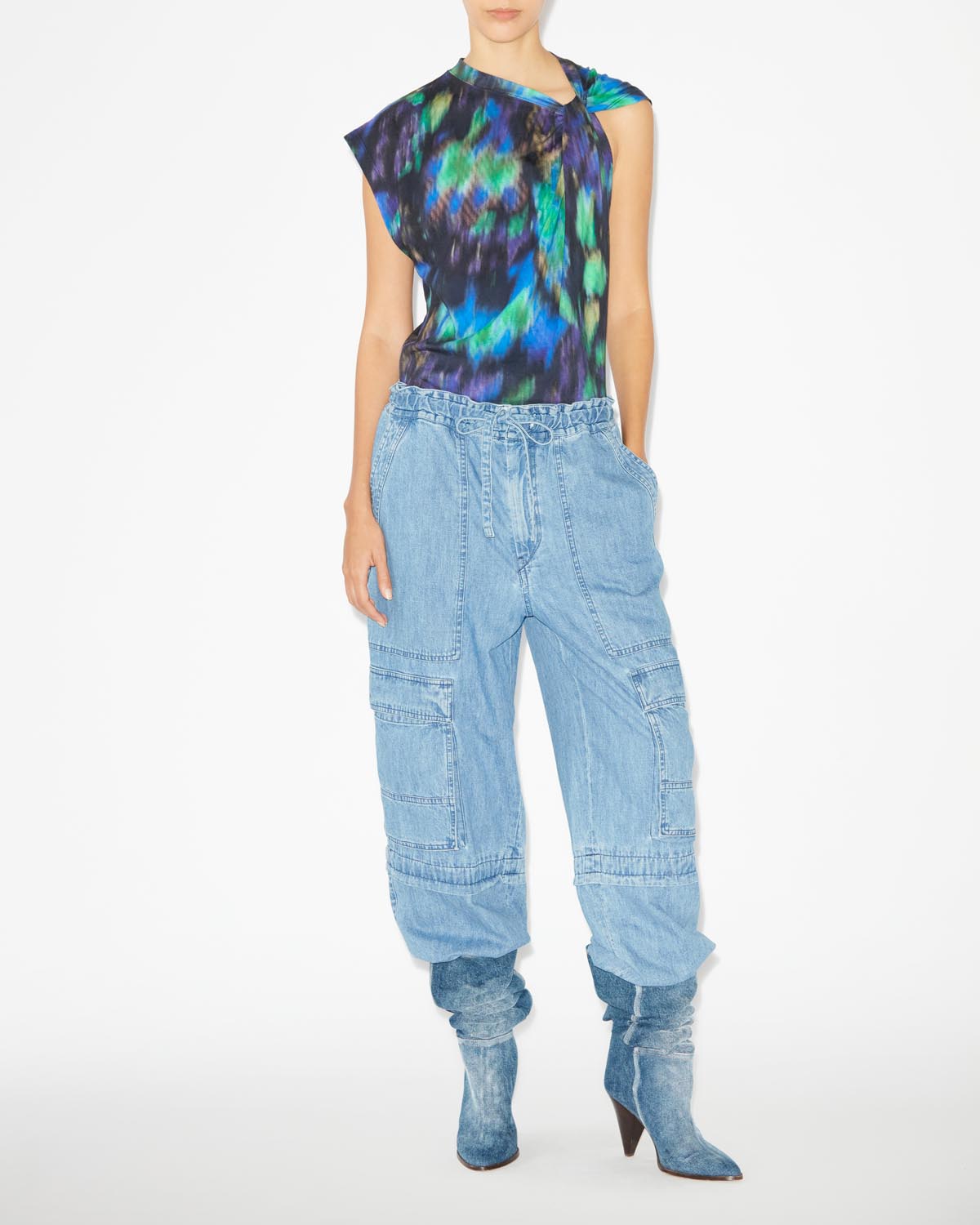 Nayda shirt - Blue-green - Woman - 1