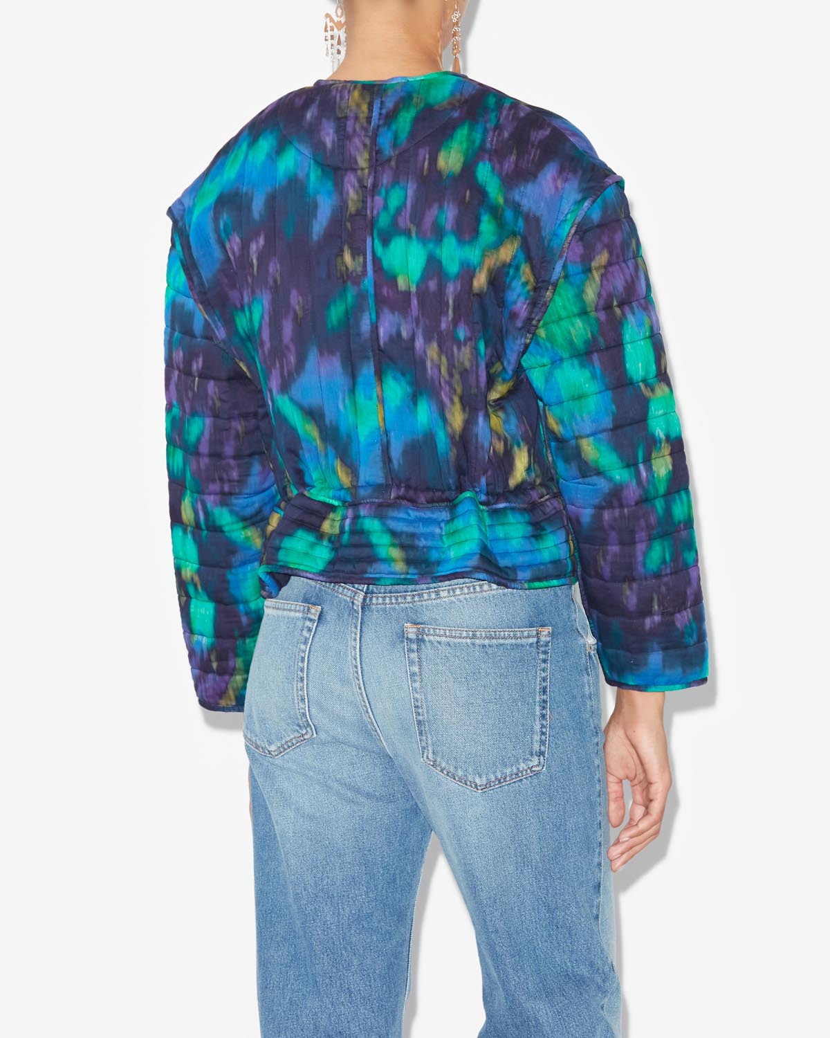 Gelio quilted jacket - Blue-green - Woman - 4