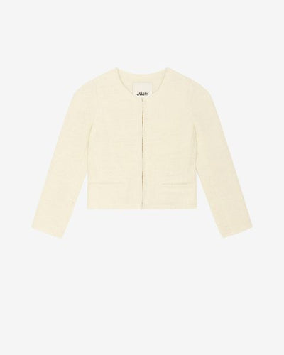 Pully jacket - Ecru - Woman - 5