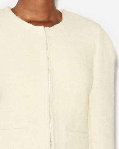 Pully jacket - Ecru - Woman - 2