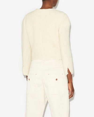 Pully jacket - Ecru - Woman - 4