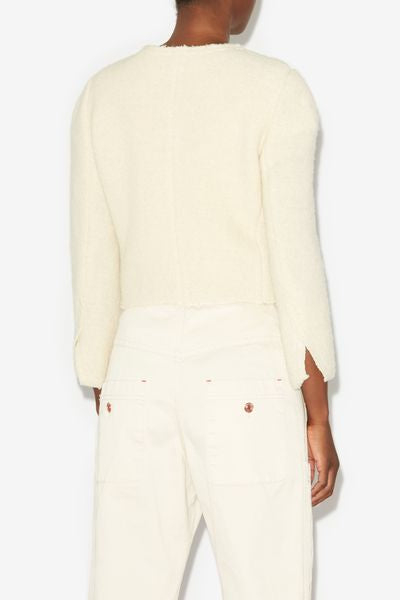 Pully jacket - Ecru - Woman - 5