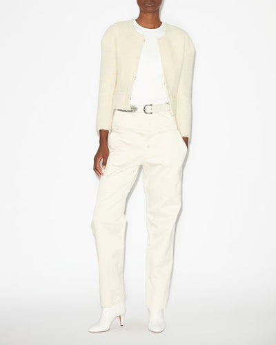 Pully jacket - Ecru - Woman - 1