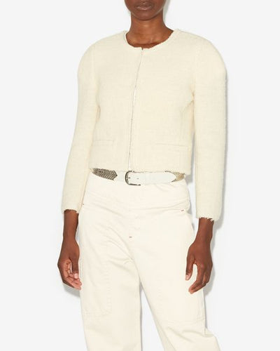 Pully jacket - Ecru - Woman - 3