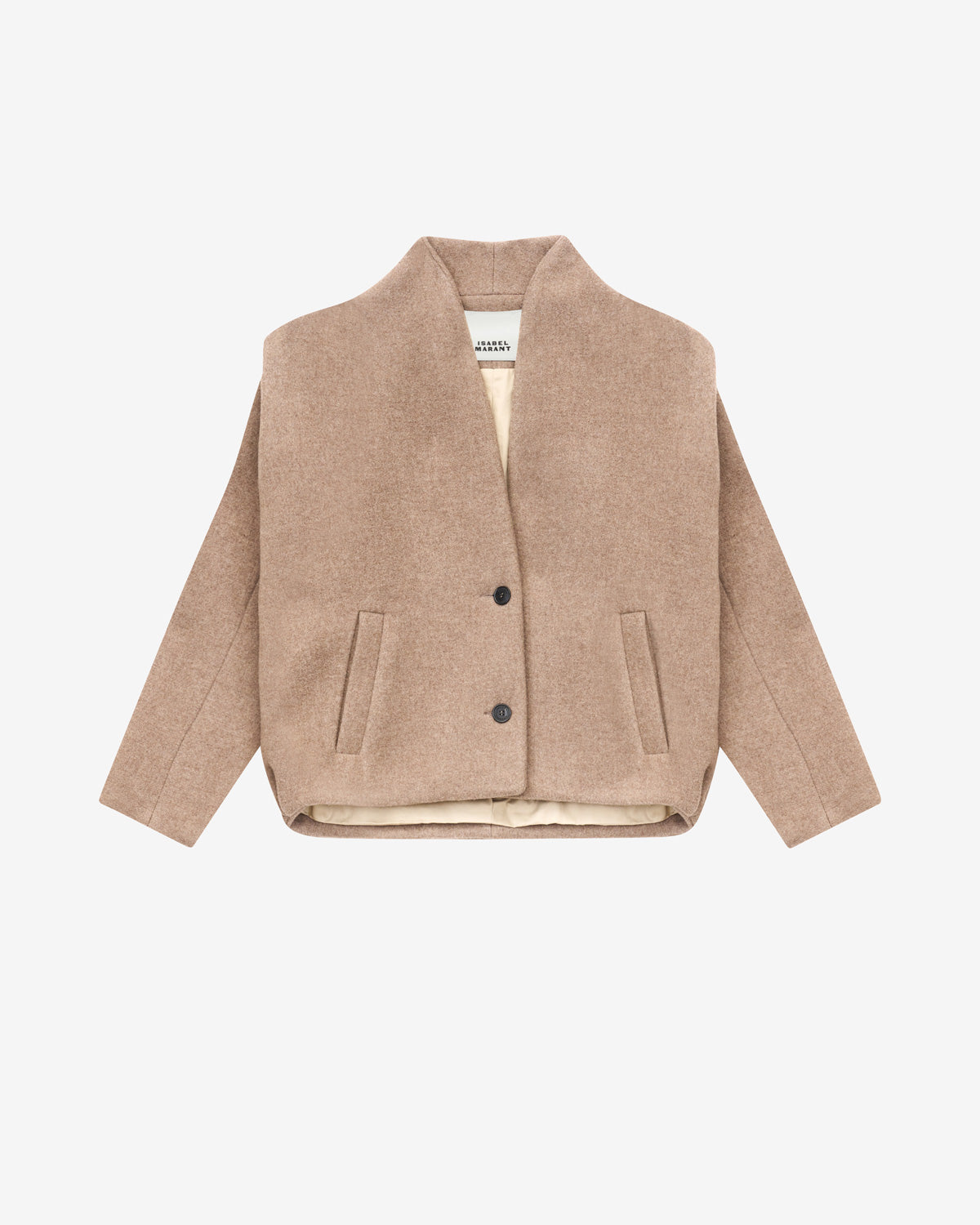 Blazer drogo aus wollmischgewebe - Taupe - Woman - 5