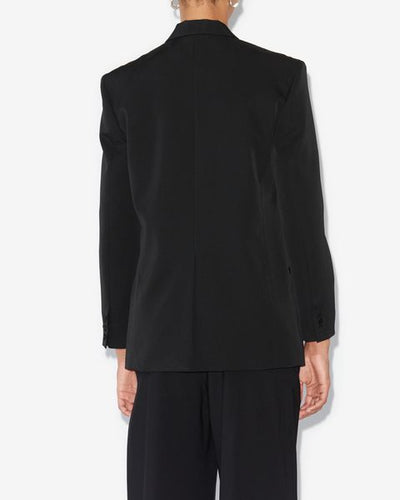 Peagan plain wool jacket - Black - Woman - 8