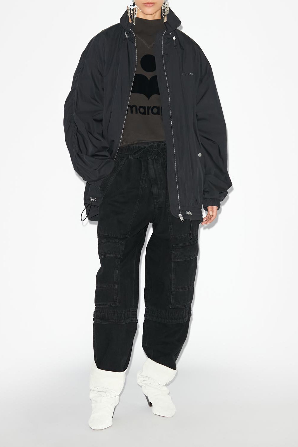 Buster jacket - Black - Woman - 2