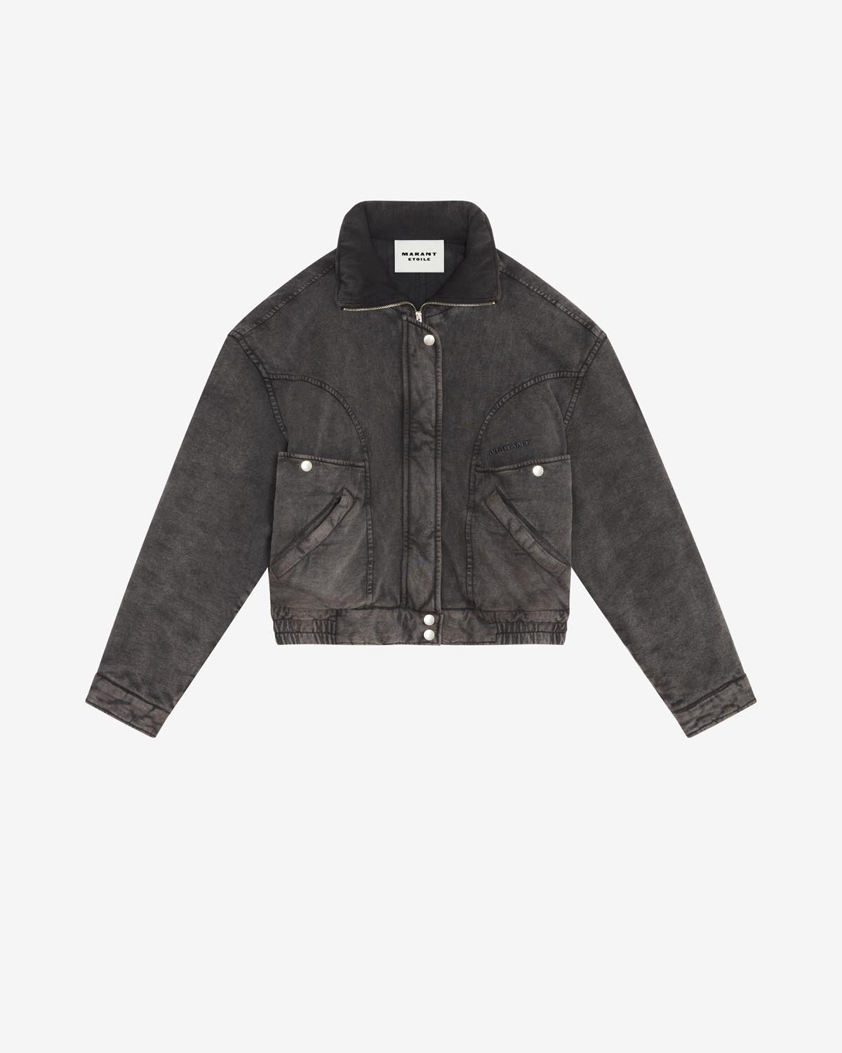 Veste parveti - Noir délavé - Woman - 5