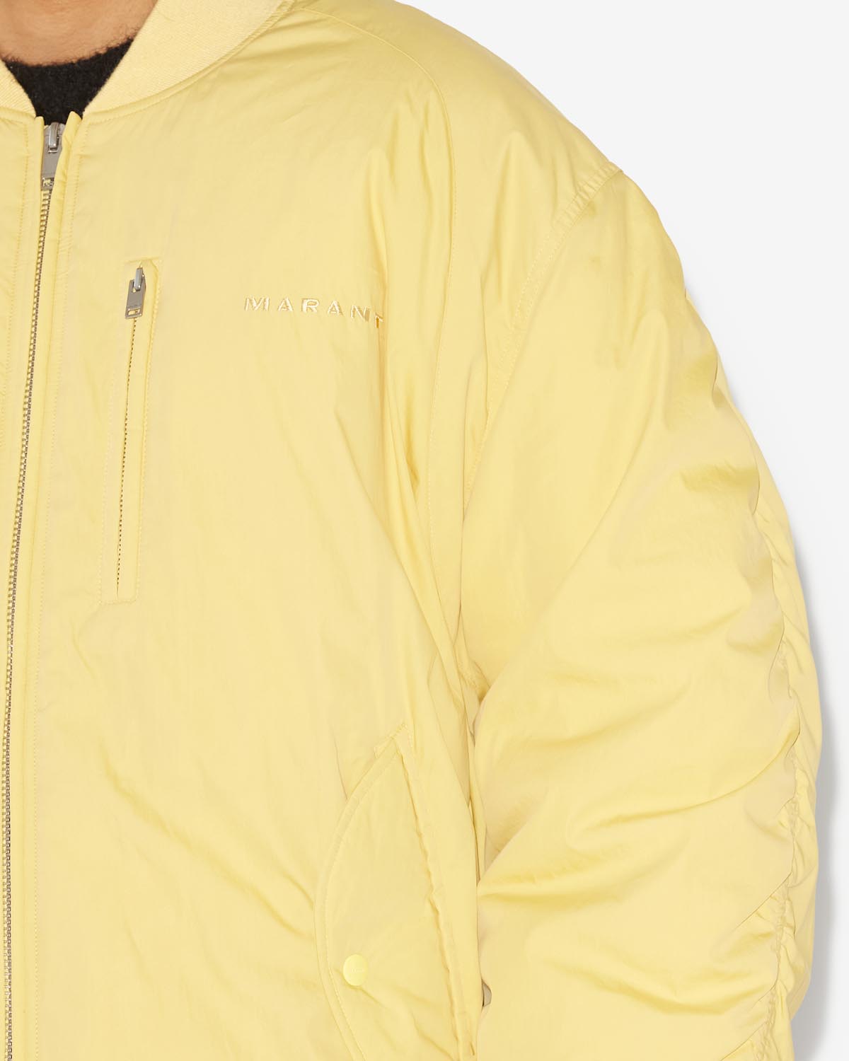 Bakya oversize bomber jacket Man Amarillo 3