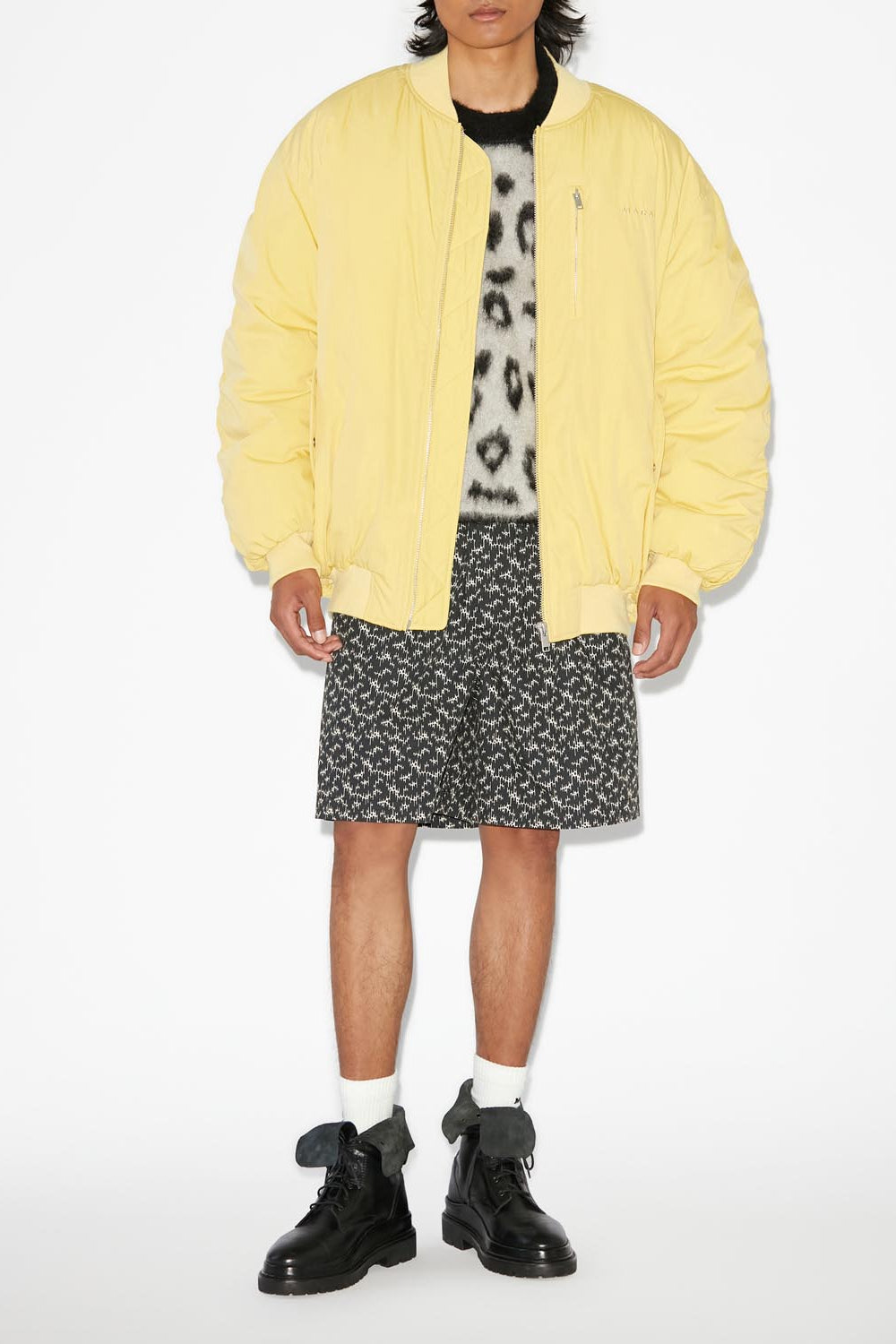 Bakya oversize bomber 재킷 - 노란색 - Man - 2