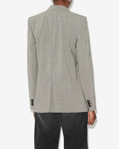 Lesandre jacket - Ecru and black - Woman - 4