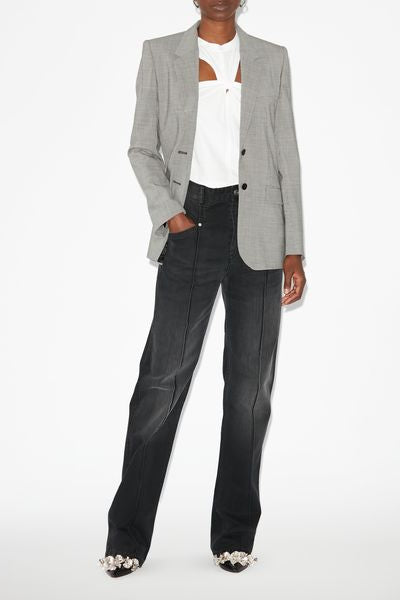 Lesandre jacket - Ecru and black - Woman - 2