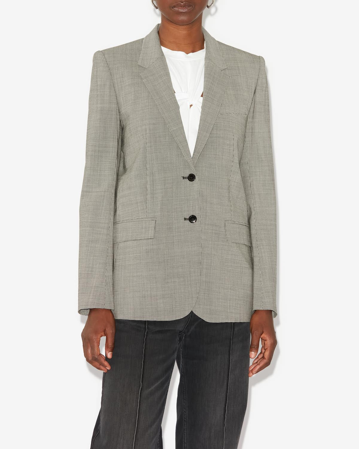 Lesandre jacket - Ecru and black - Woman - 3