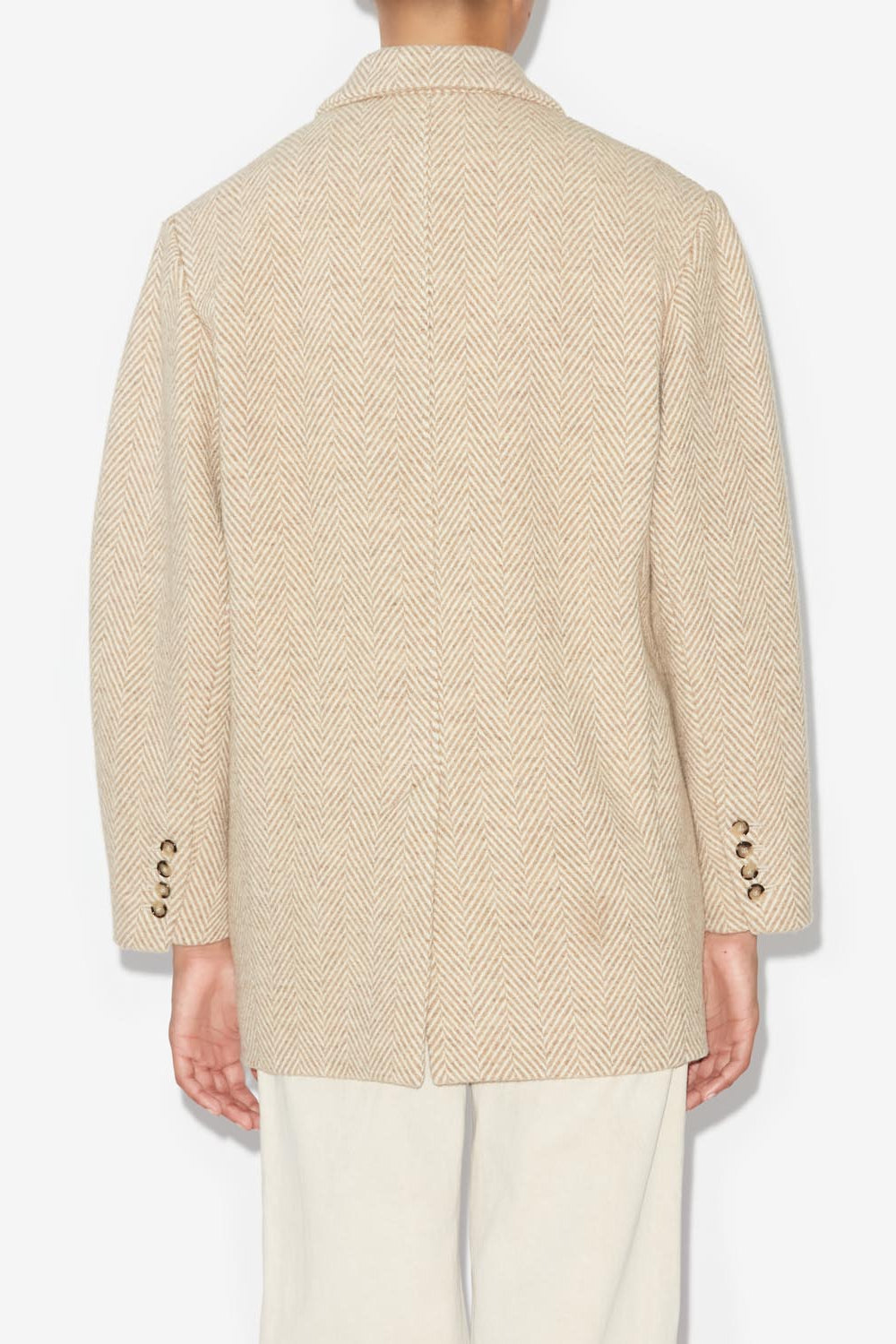 Graphic wool jacket adilinko - Toffee - Woman - 5