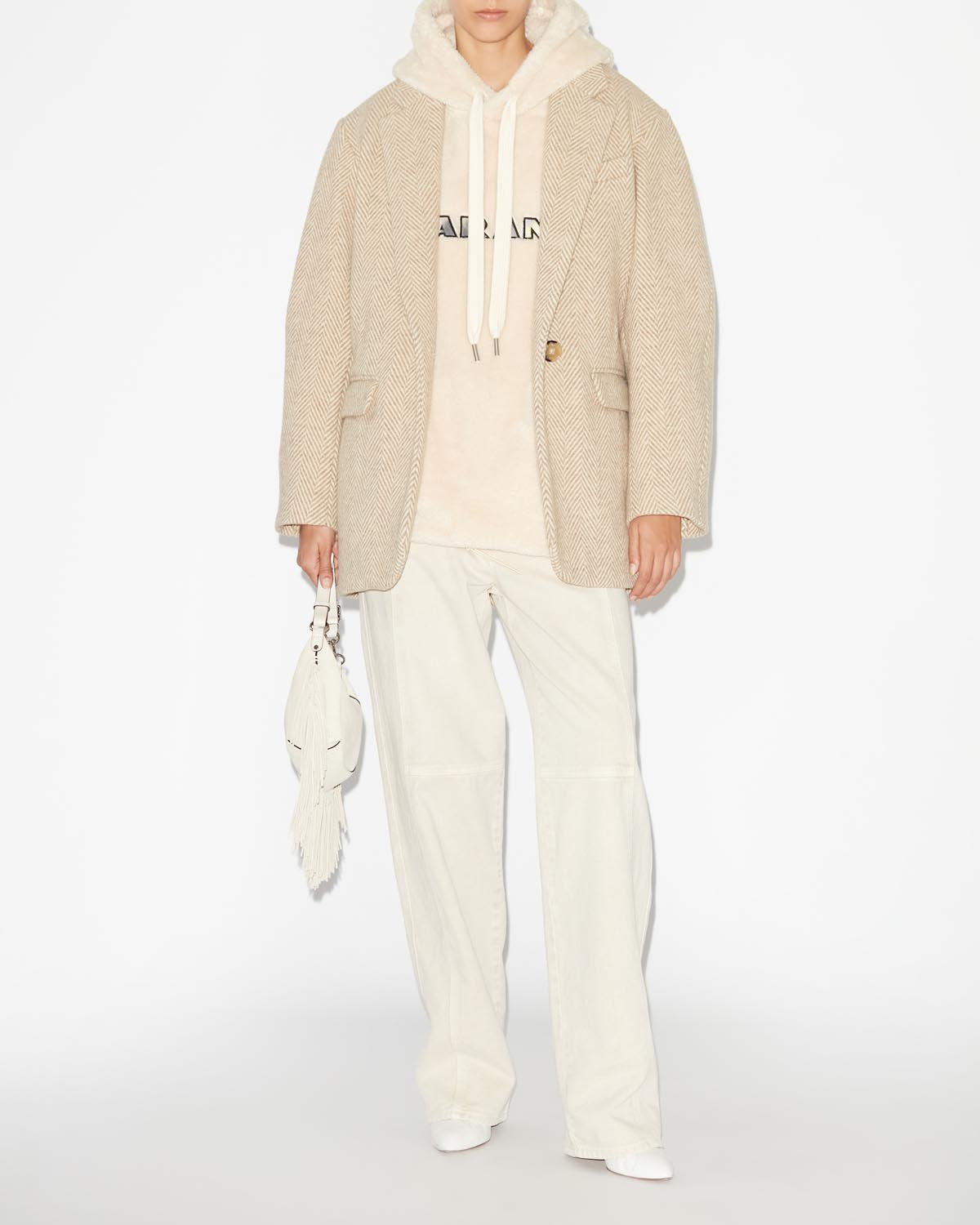 Giacca in lana grafica adilinko - Toffee - Woman - 1