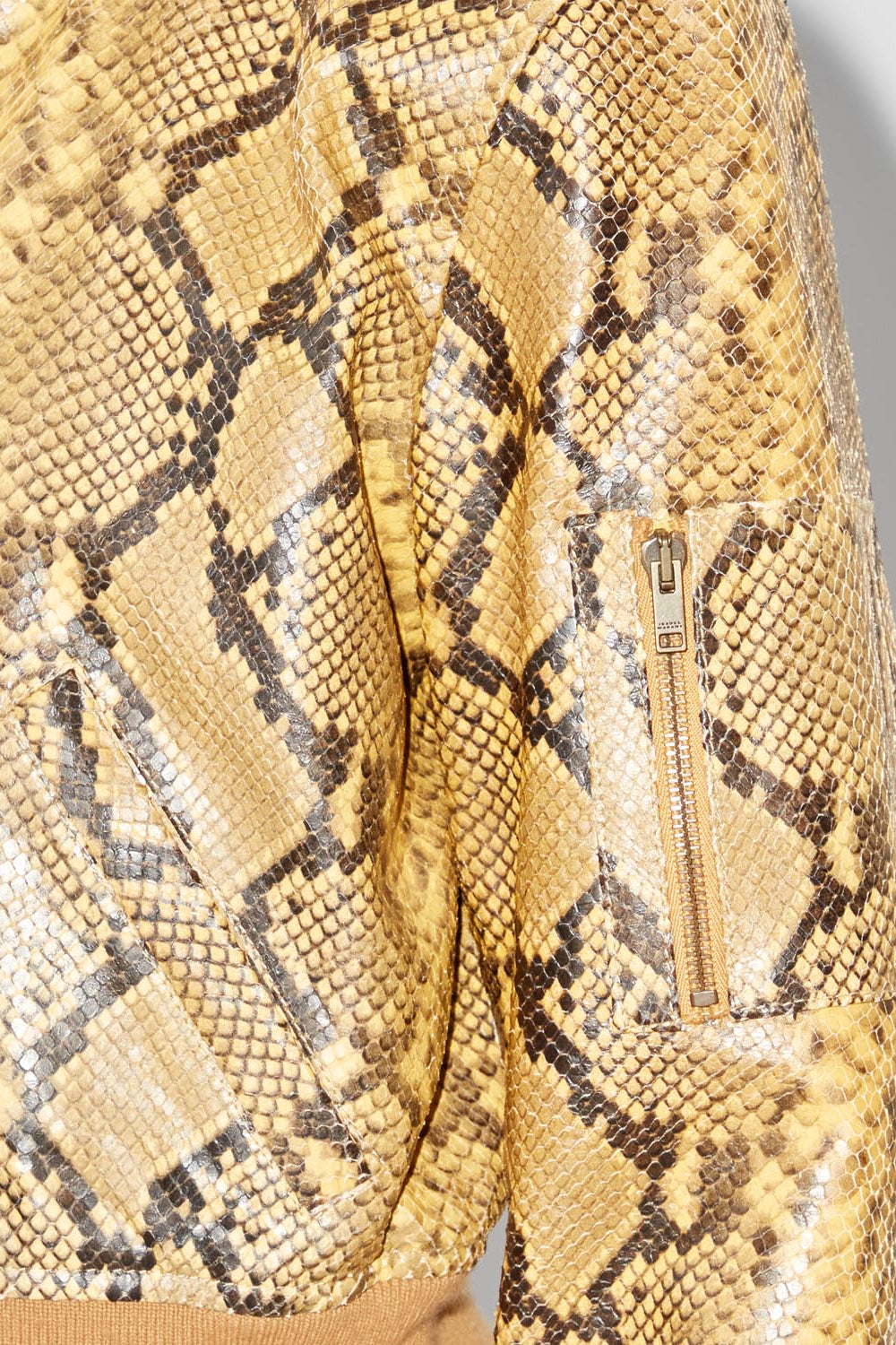 Short leather jacket cerem - Natural - Woman - 3