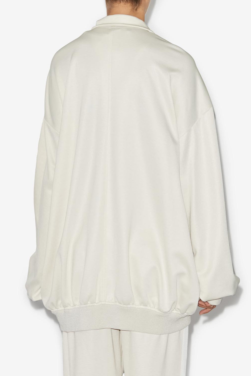 Rejane drop-shoulder jacket - Ecru - Woman - 5