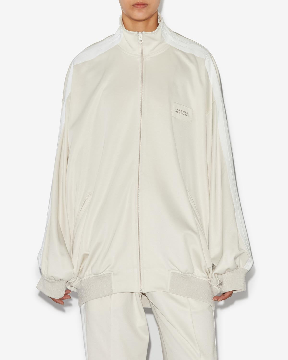 Rejane 드롭 숄더 재킷 - 에크루 - Woman - 3