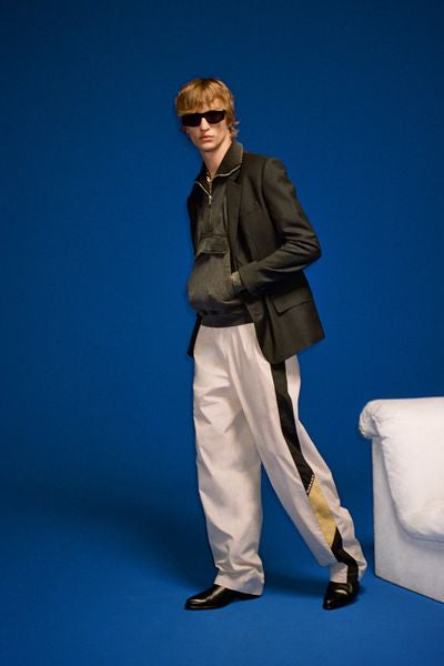 놀란 프린스 오브 웨일즈 울 소재의 수트 재킷 - Anthracite - Man - 2