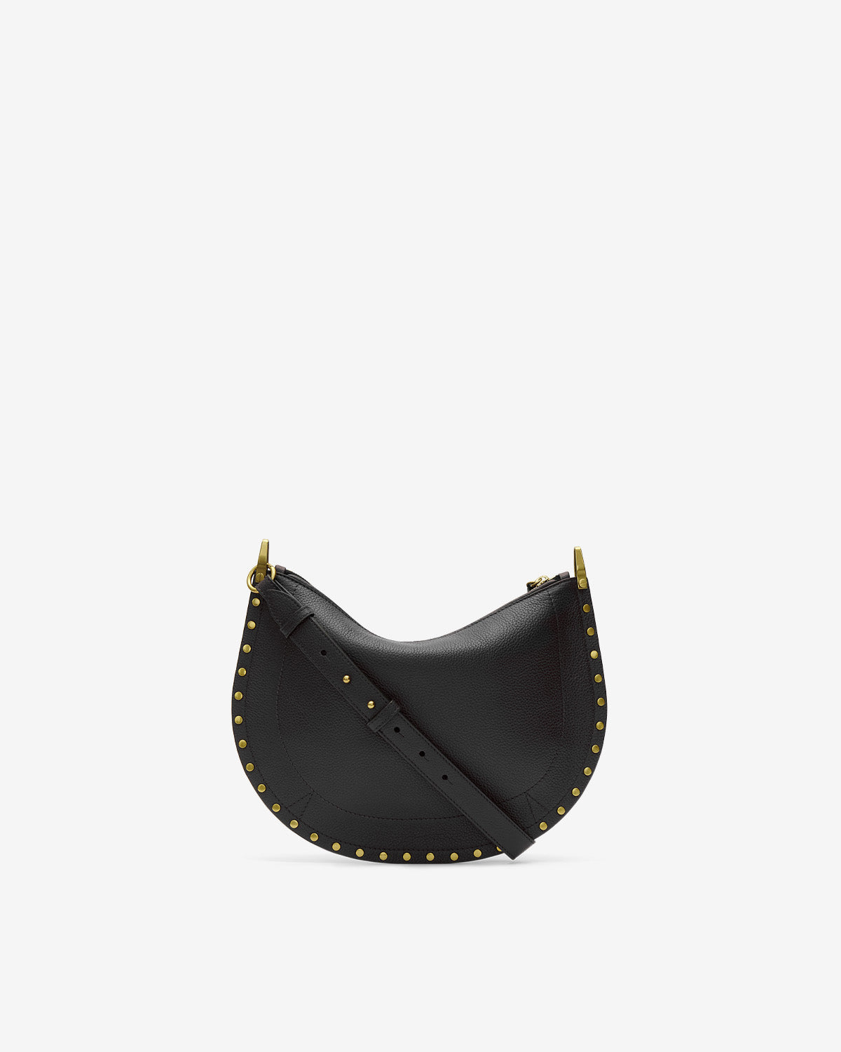 OSKAN SOFT ZIP SHOULDER STRAP Woman burgundy | ISABEL MARANT