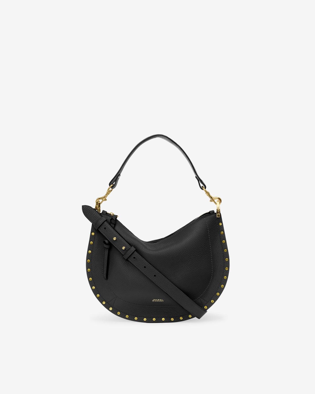 OSKAN SOFT ZIP SHOULDER STRAP Woman burgundy | ISABEL MARANT
