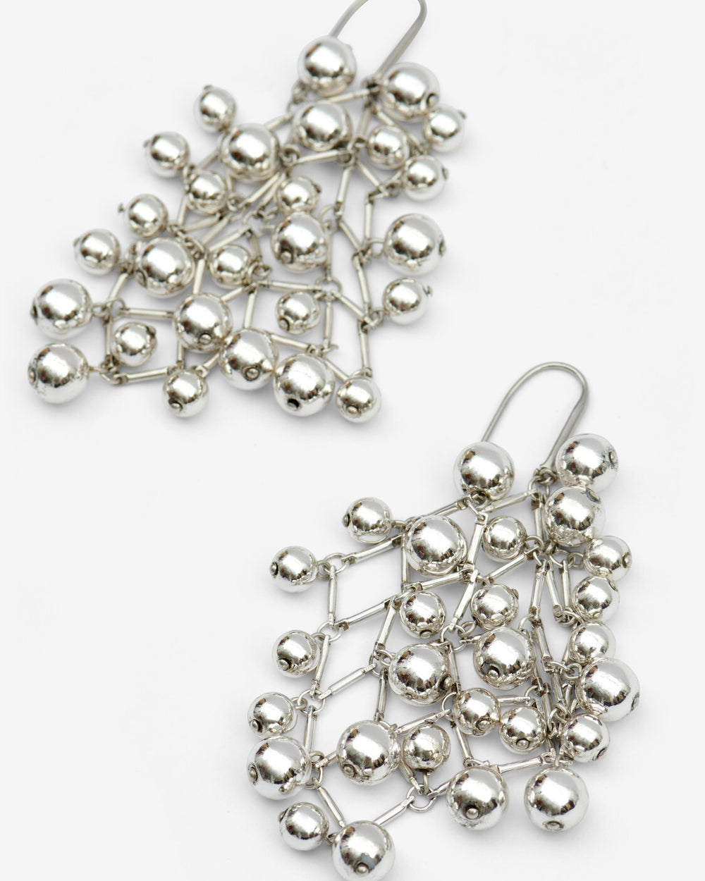 Tiva pendant earrings - Silver - Woman - 3