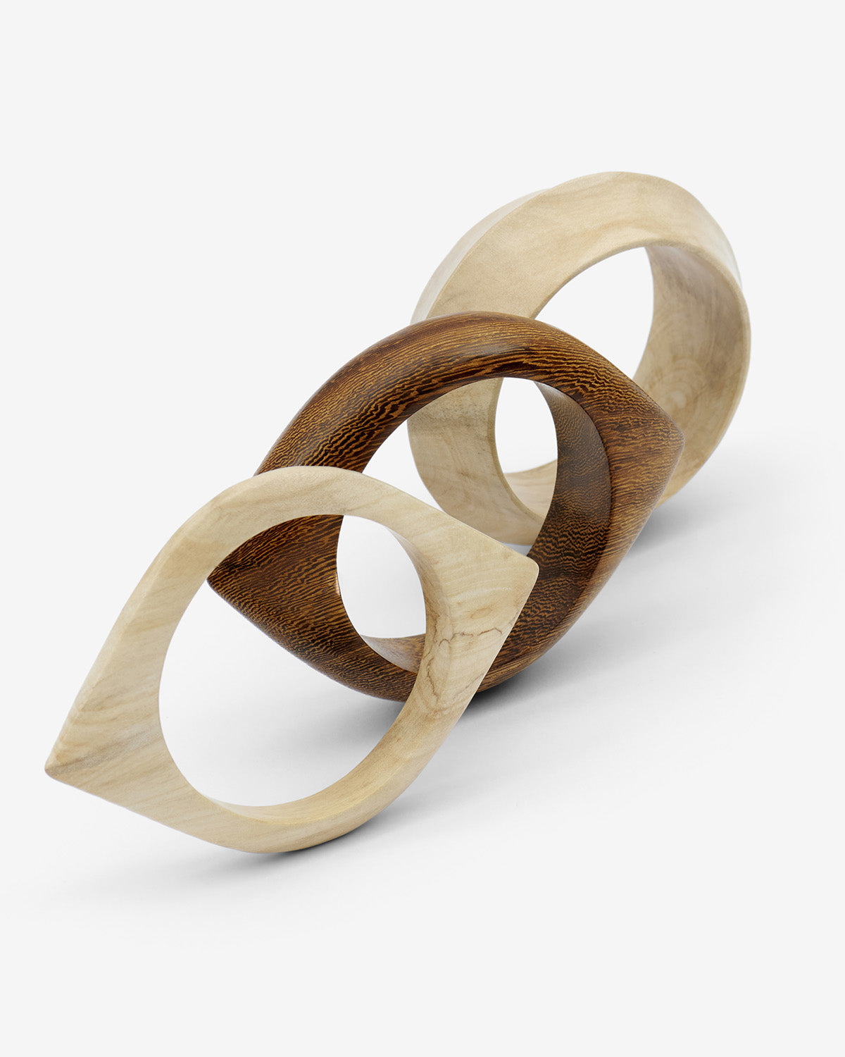 Wood eye bracelets Woman Twill 1