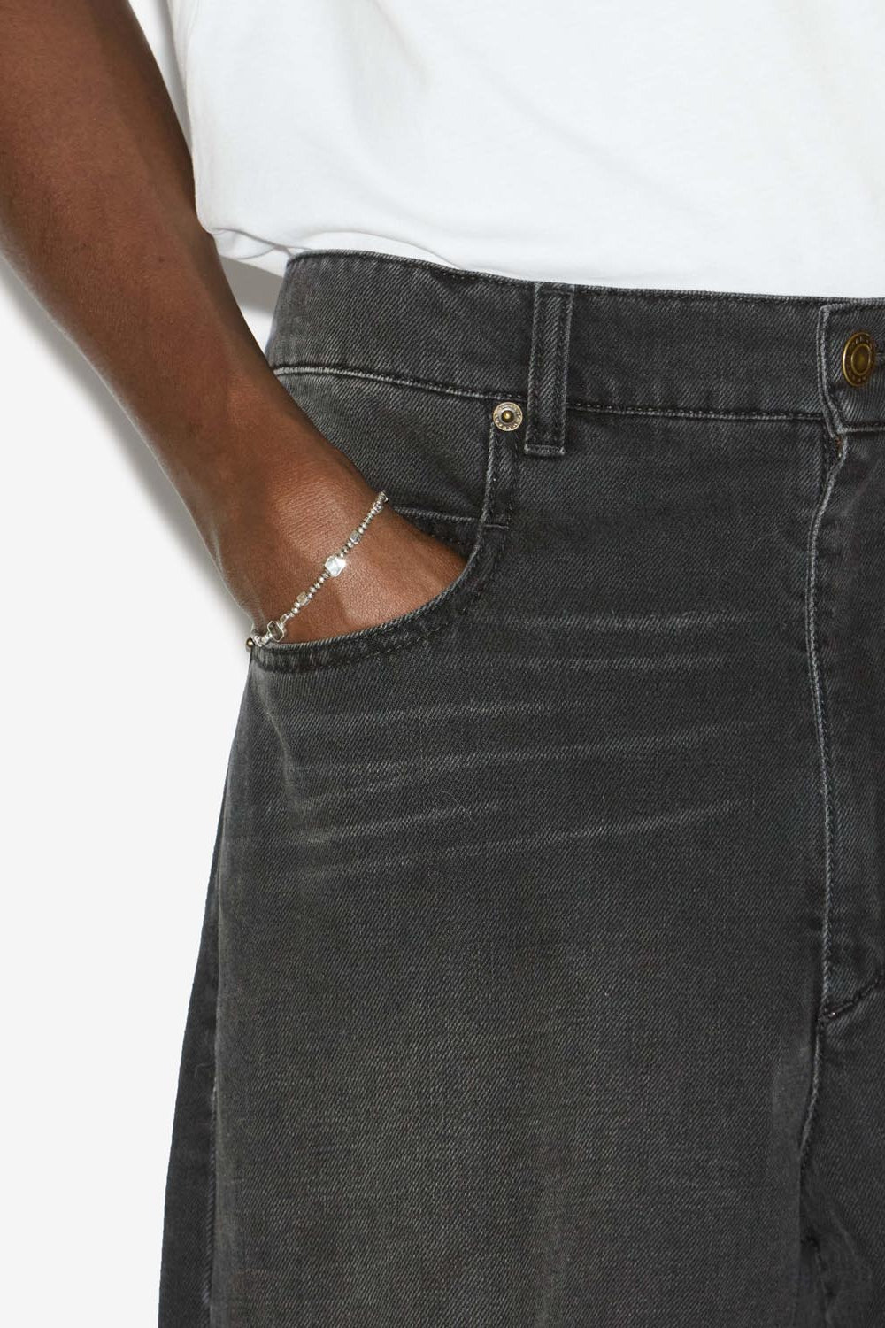 Gary beaded bracelet - Silver - Man - 2