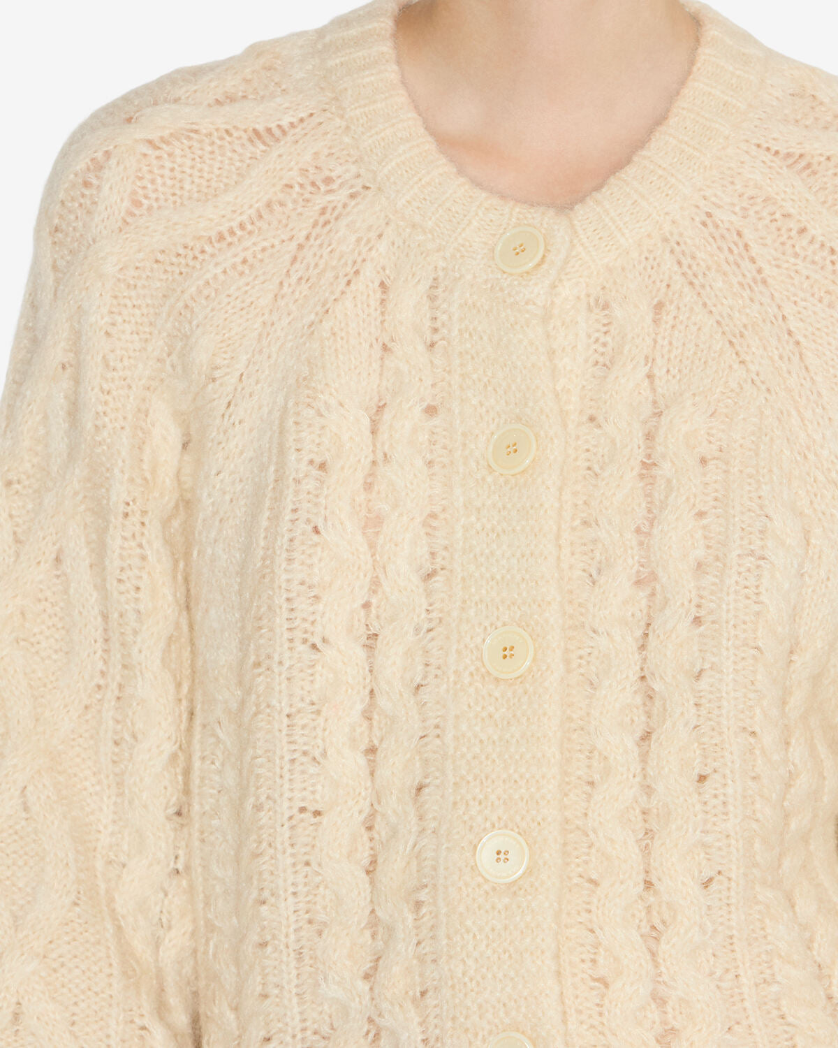 Yara cardigan Woman Ecru 4