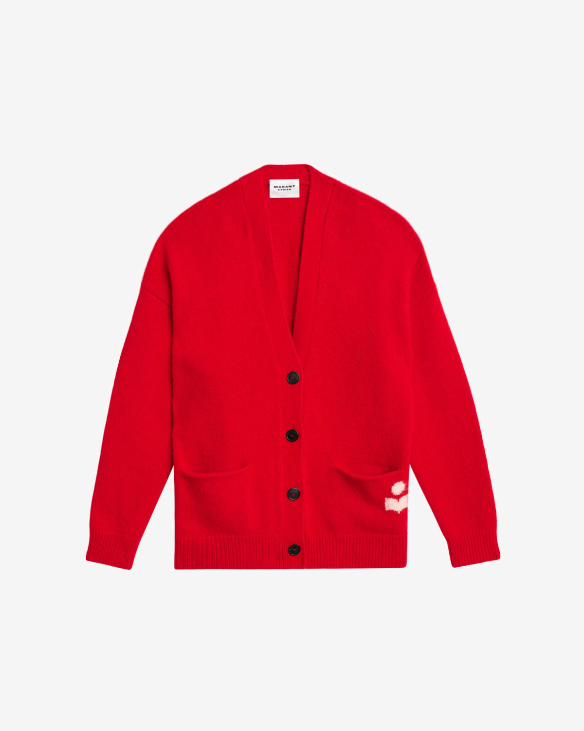 ISABEL MARANT カーディガン Isabel Marant Étoile Newton Logo Cotton & Wool-Blend Cardigan