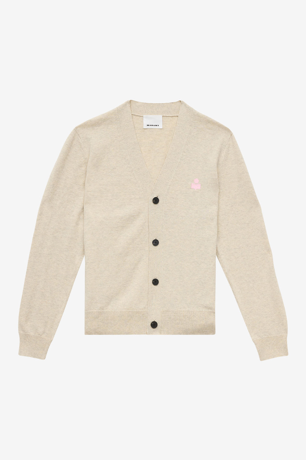 Cardigan melvin - Gris clair-rose - Man - 1