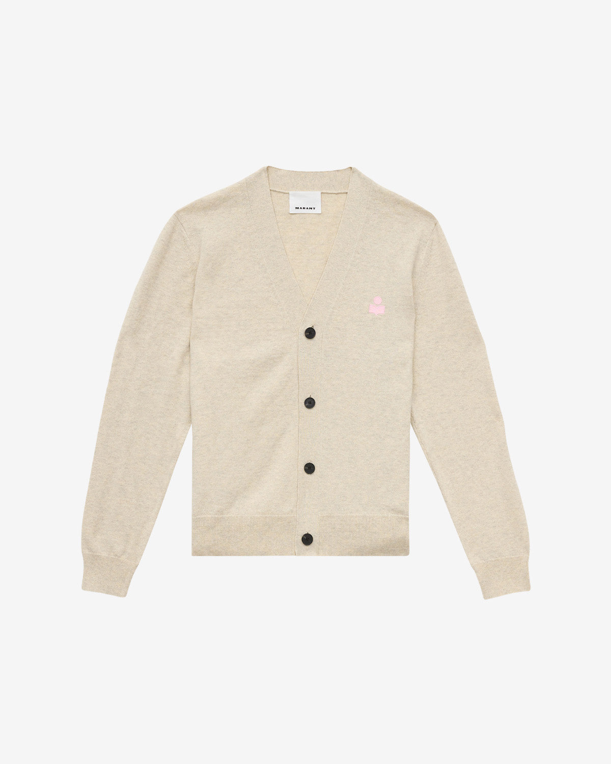 Cardigan melvin - Gris clair-rose - Man - 5