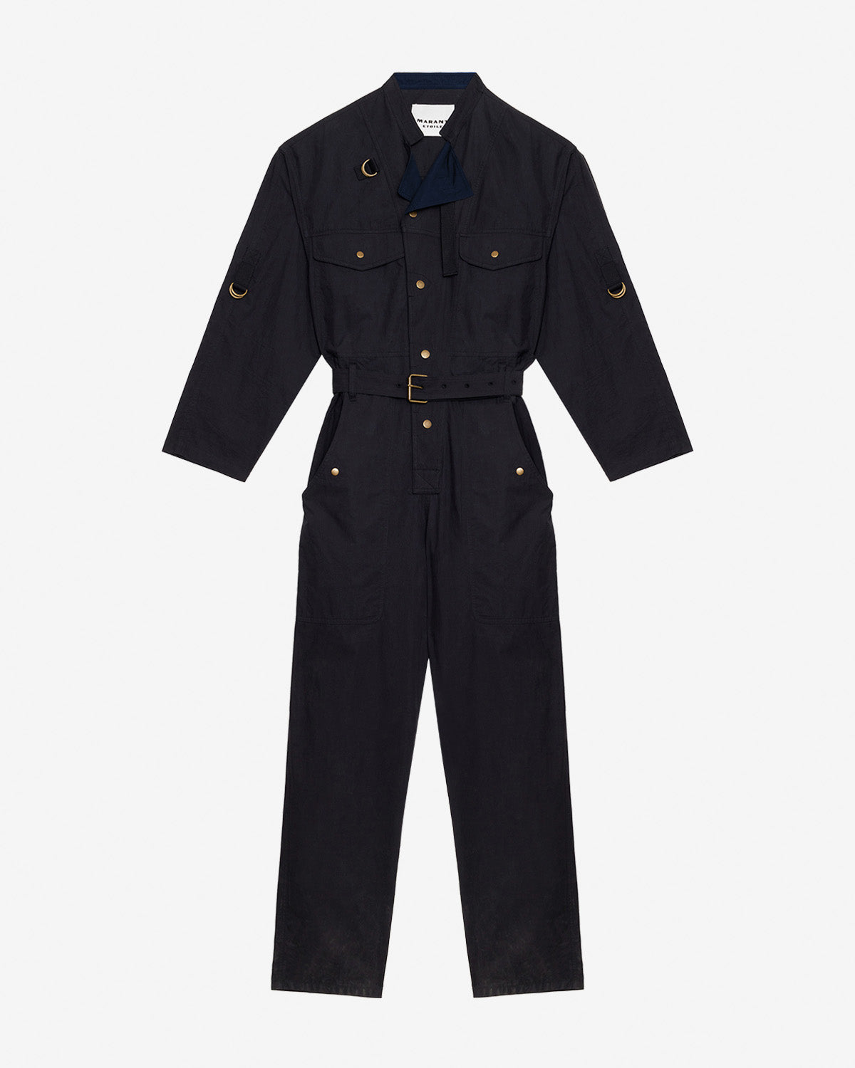 Dahona cotton pantsuit - Black - Woman - 4