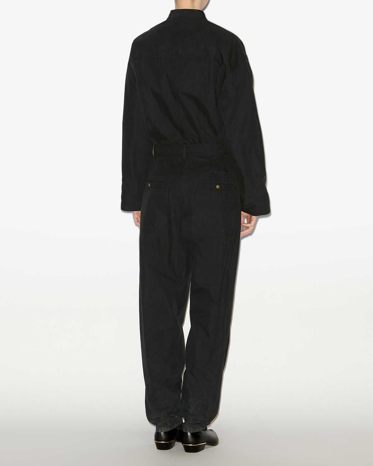 Dahona cotton pantsuit - Black - Woman - 3