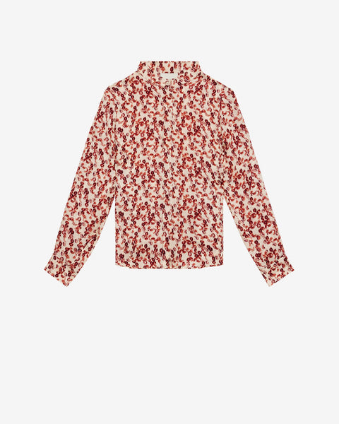 ILDA SHIRT Woman garnet | ISABEL MARANT Official online store