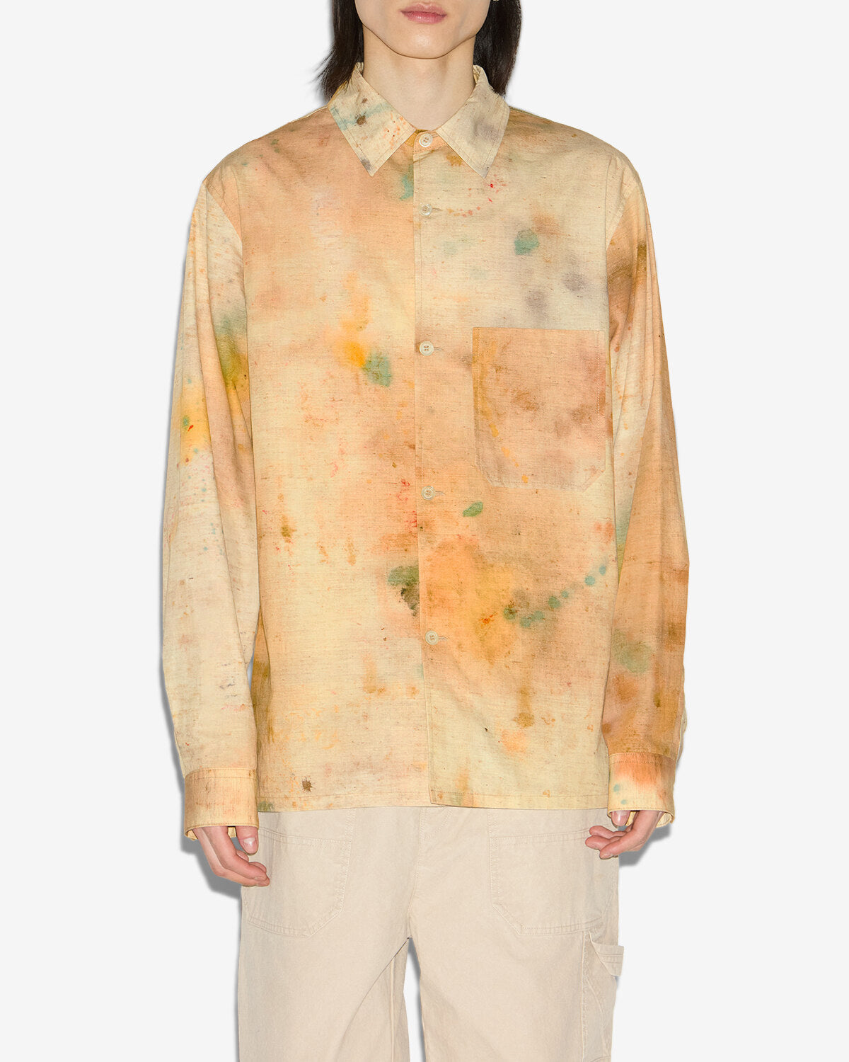 Camicia yacine Man Beige 4