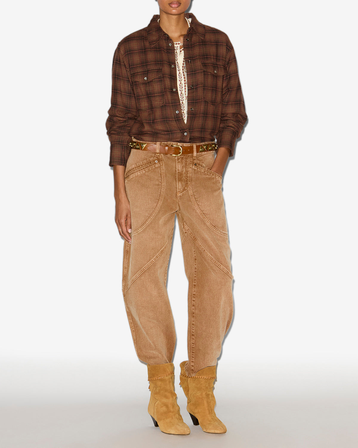 Yalisa shirt Woman Dark bronze 4