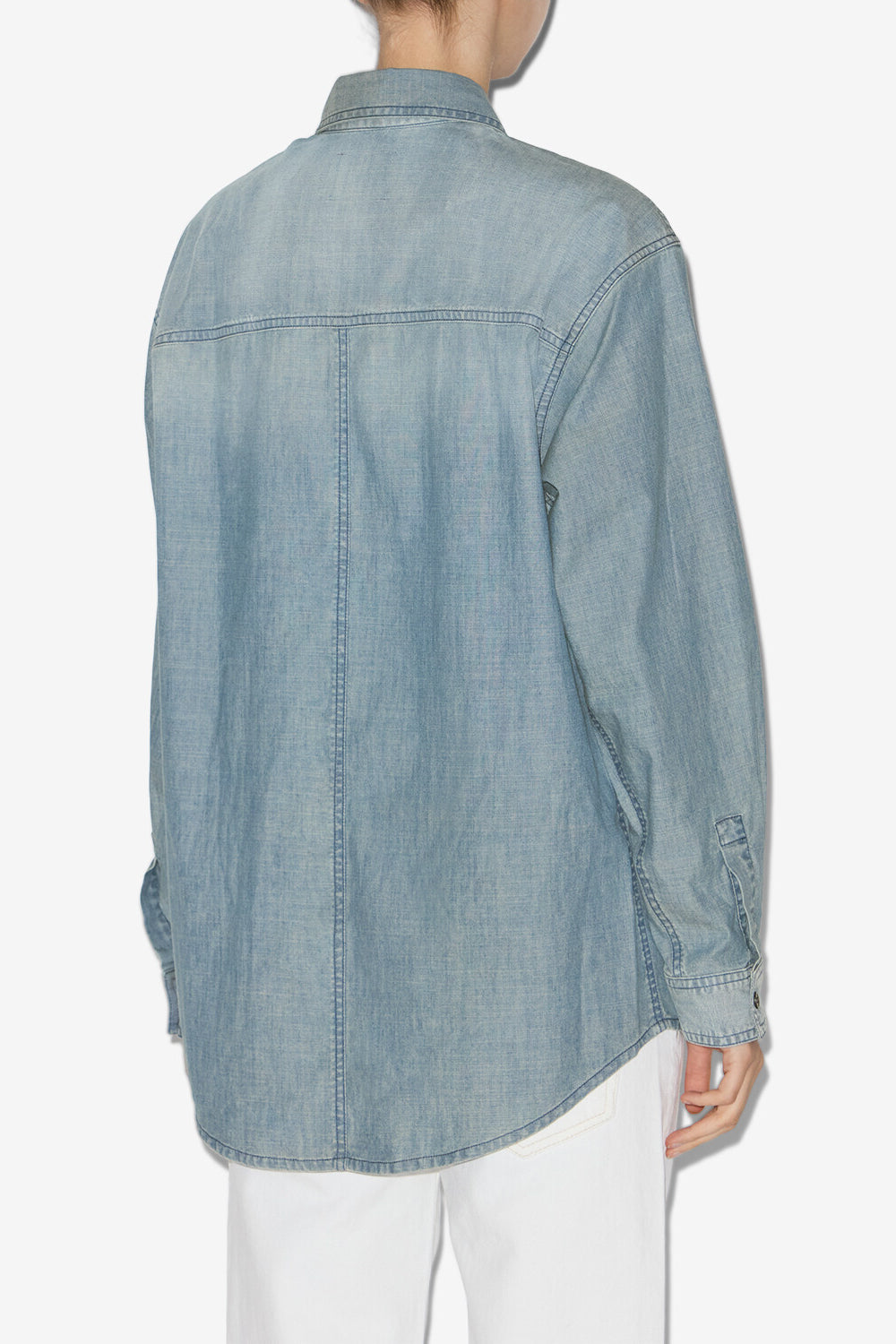 Camisa ovelia de cambray - Azul - Woman - 5