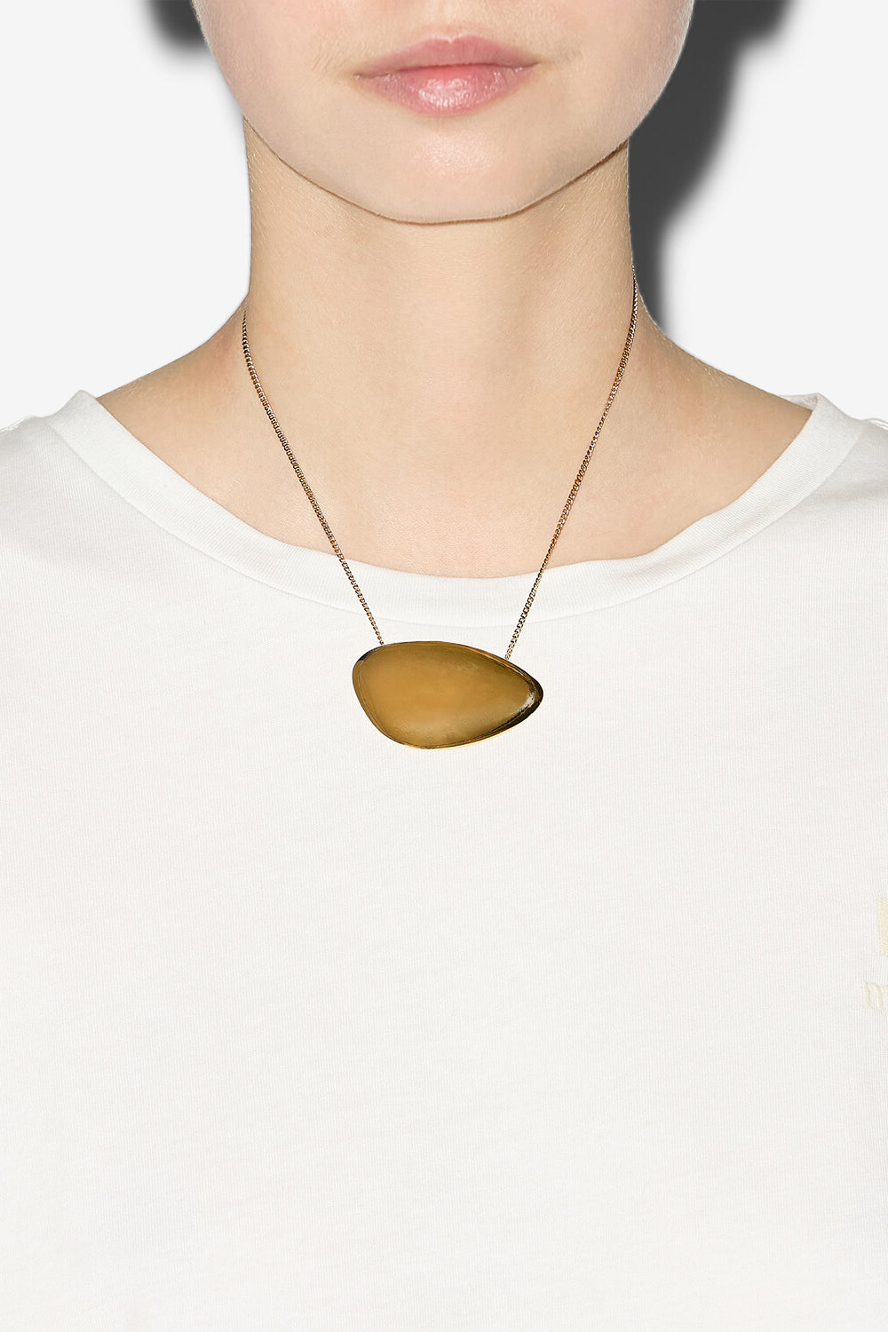 Ella gold-finish brass necklace - Gold - Woman - 2