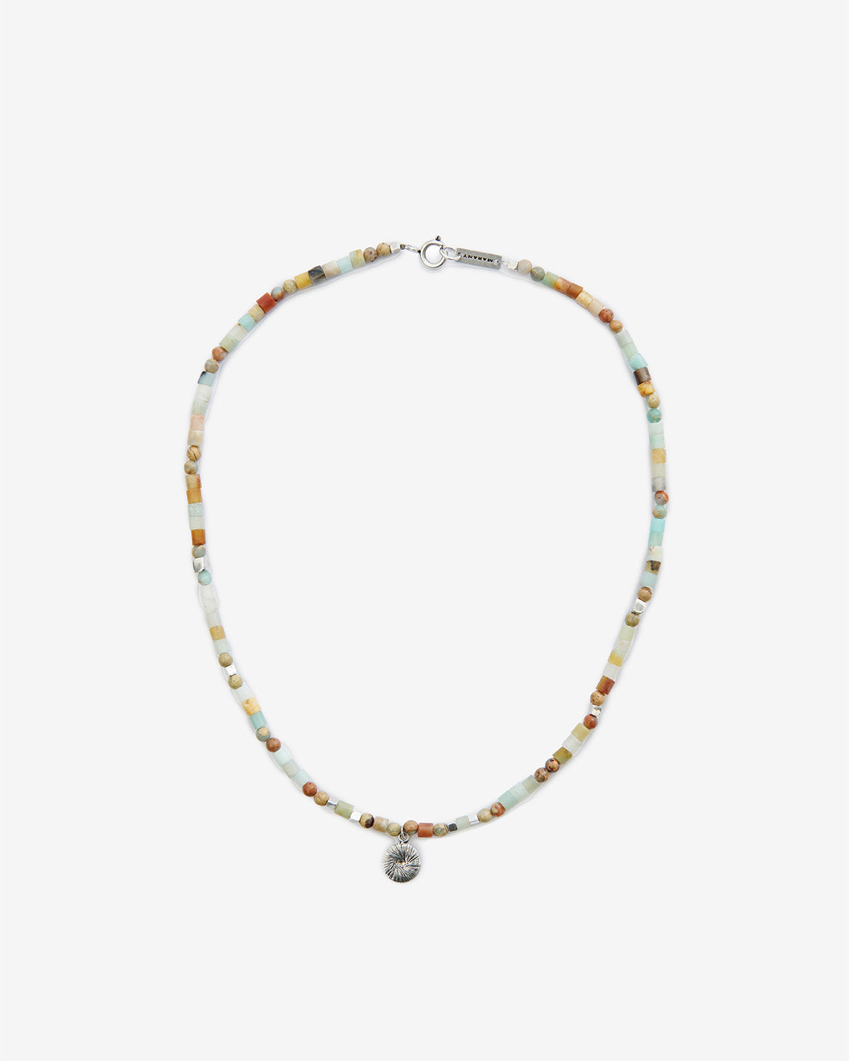 Collana pierce Man Pastel green-silver 1