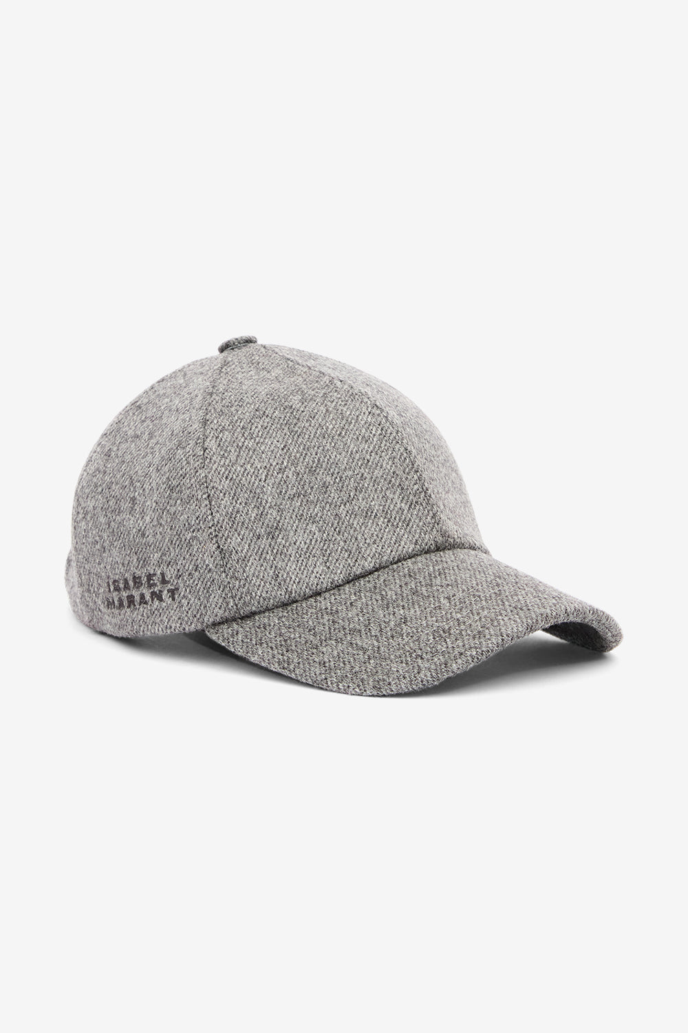 Gorra tomas de lana bordada - Anthracite - Woman - 1
