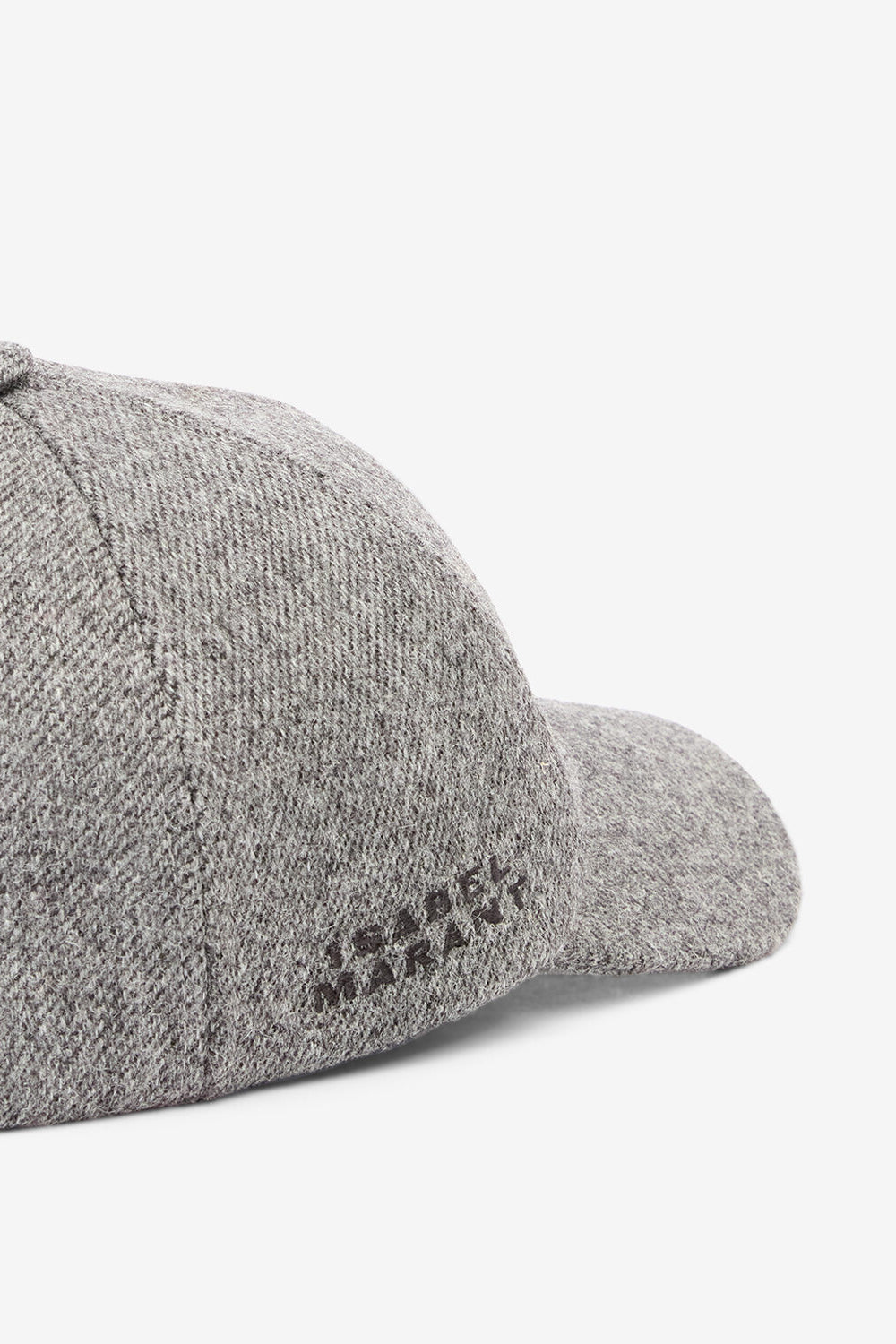 Gorra tomas de lana bordada - Anthracite - Woman - 3