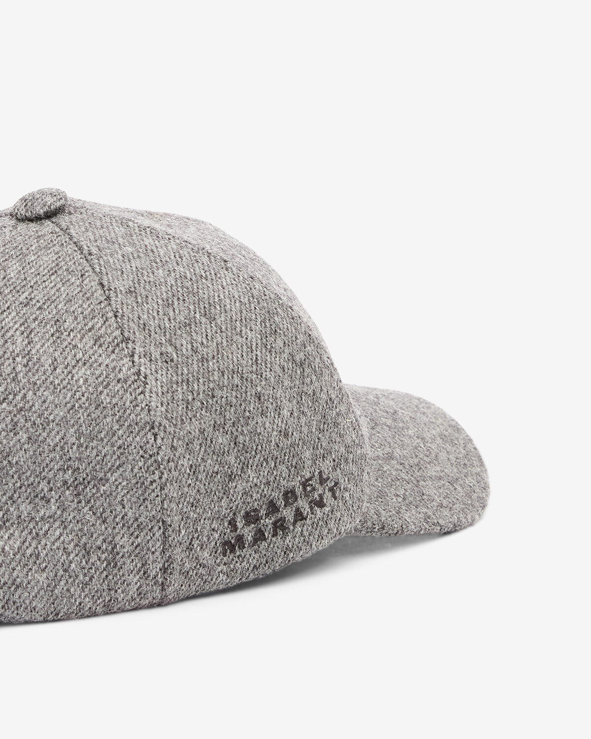 Gorra tomas de lana bordada - Anthracite - Woman - 3