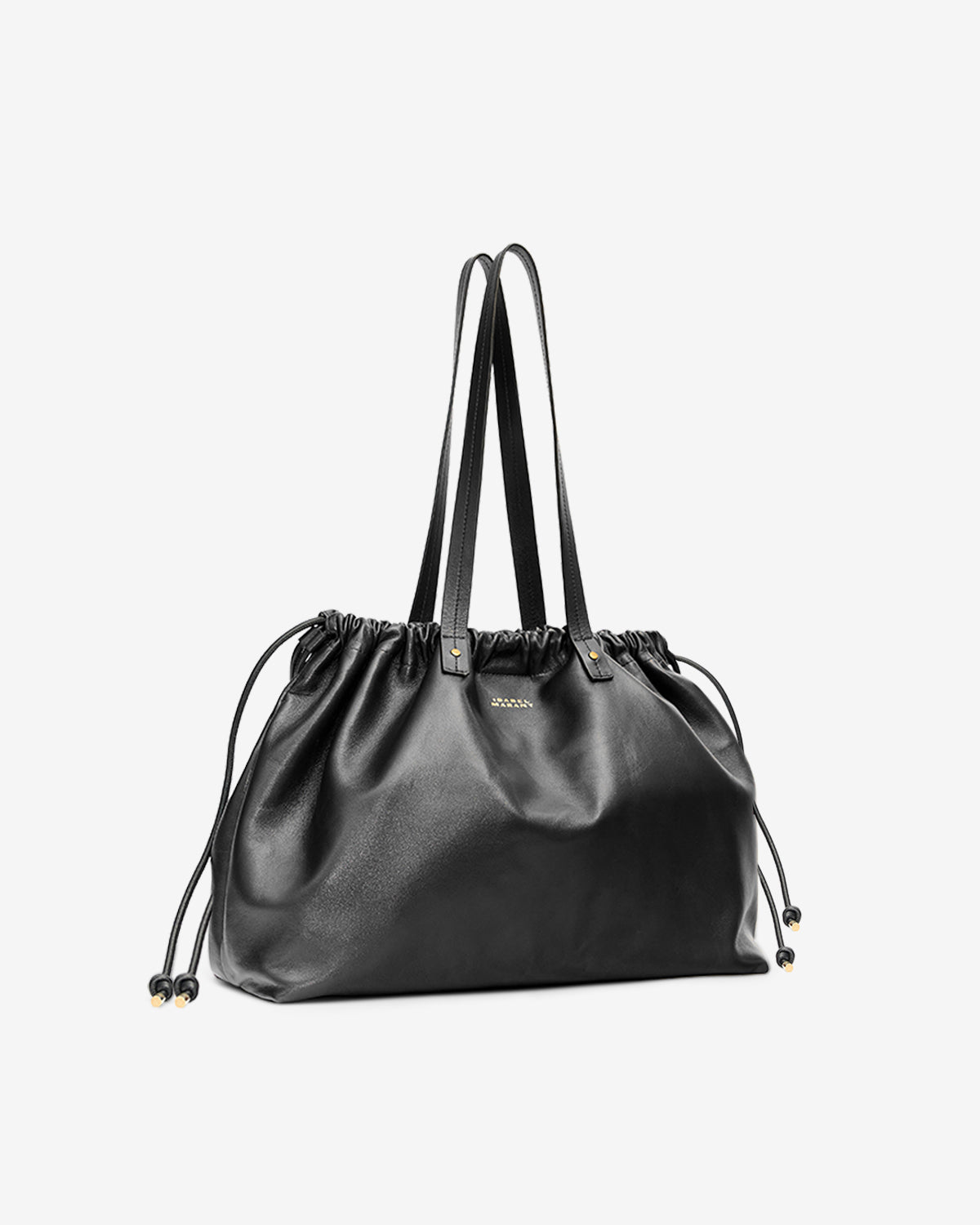 Silven e/w shiny leather tote bag - Black - Woman - 5
