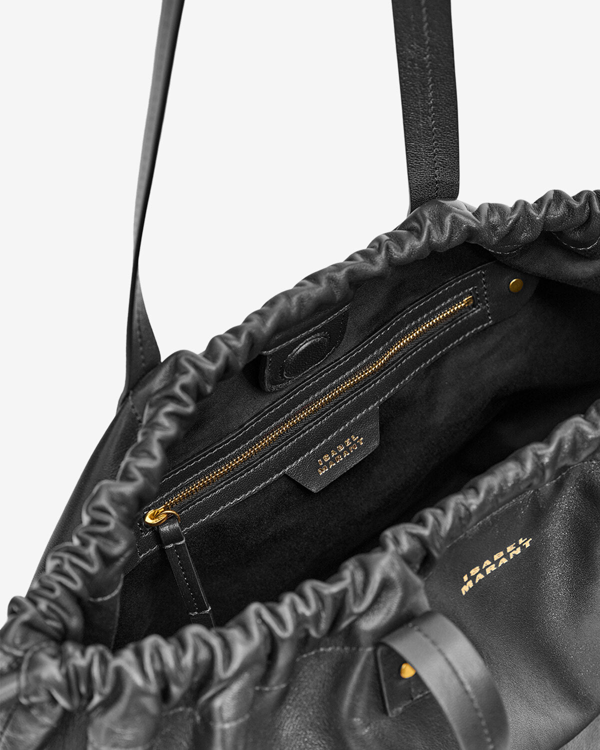 Silven e/w shiny leather tote bag - Black - Woman - 3